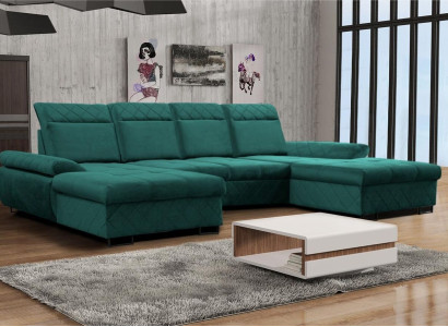 Living landscape Sofa Couch Upholstery Sofa Corner new Designer U-shape Corner sofa XXL